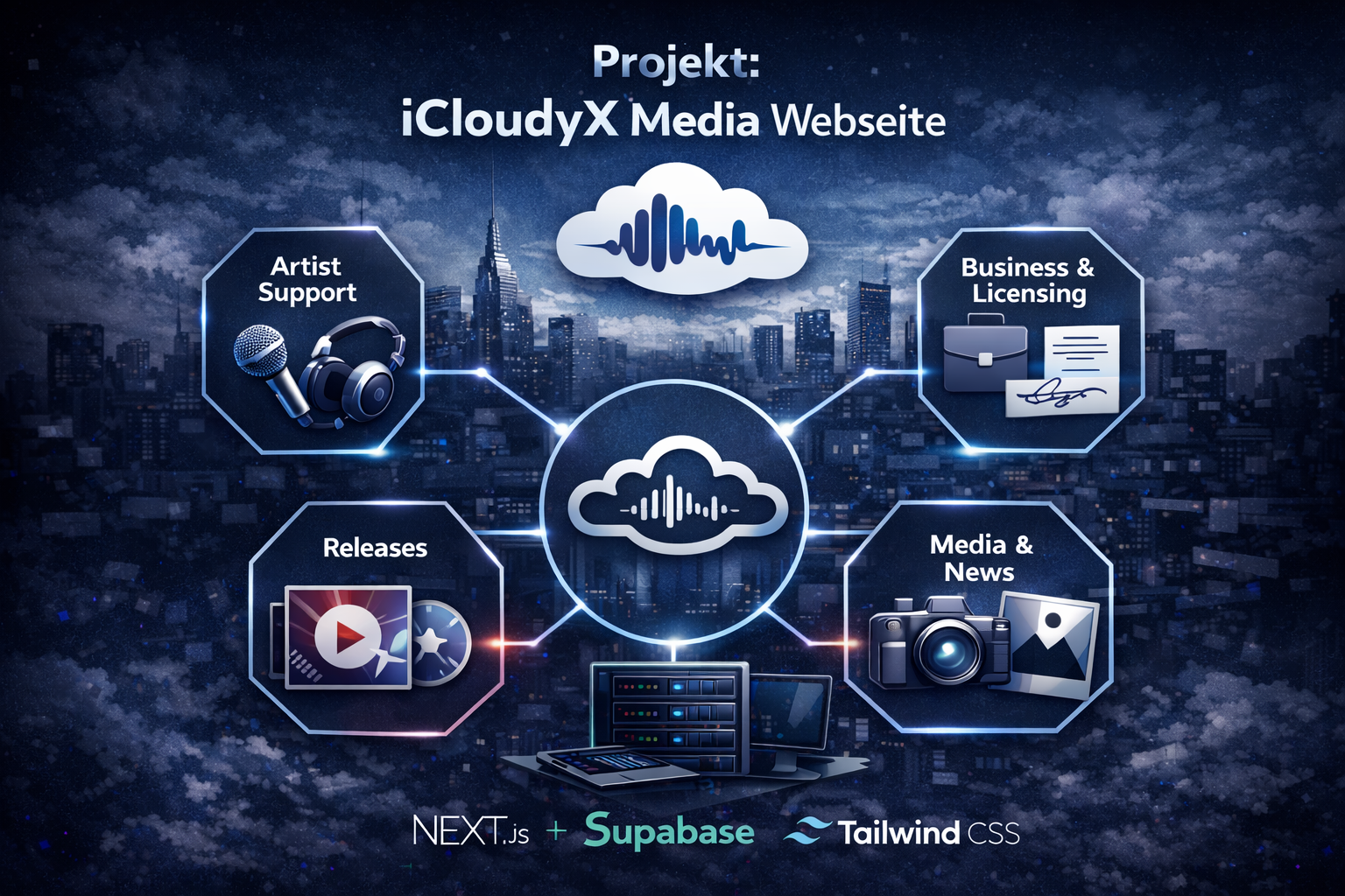Webseite - iCloudyX Media